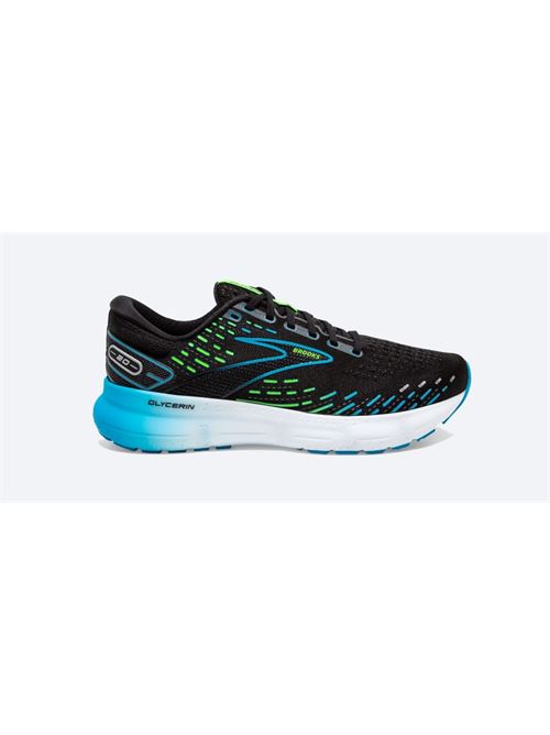 glycerin 20 BROOKS | 1103821D006BLACK/HAW AIIAN O CEAN/GREEN